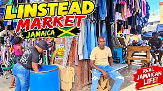 JAMAICA LOOK AT  LINSTEAD MARKET DOWNTOWN  ST CATHERINE