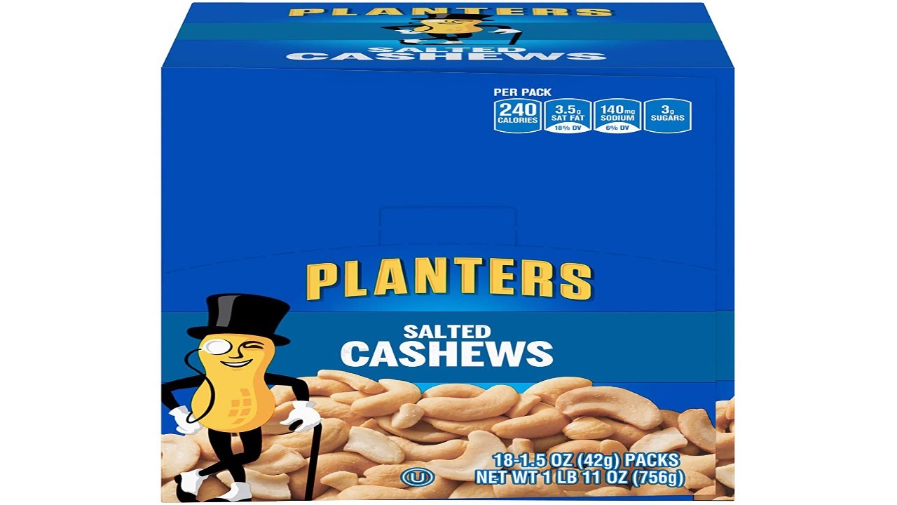 Planters salted cashews | Healthy Food