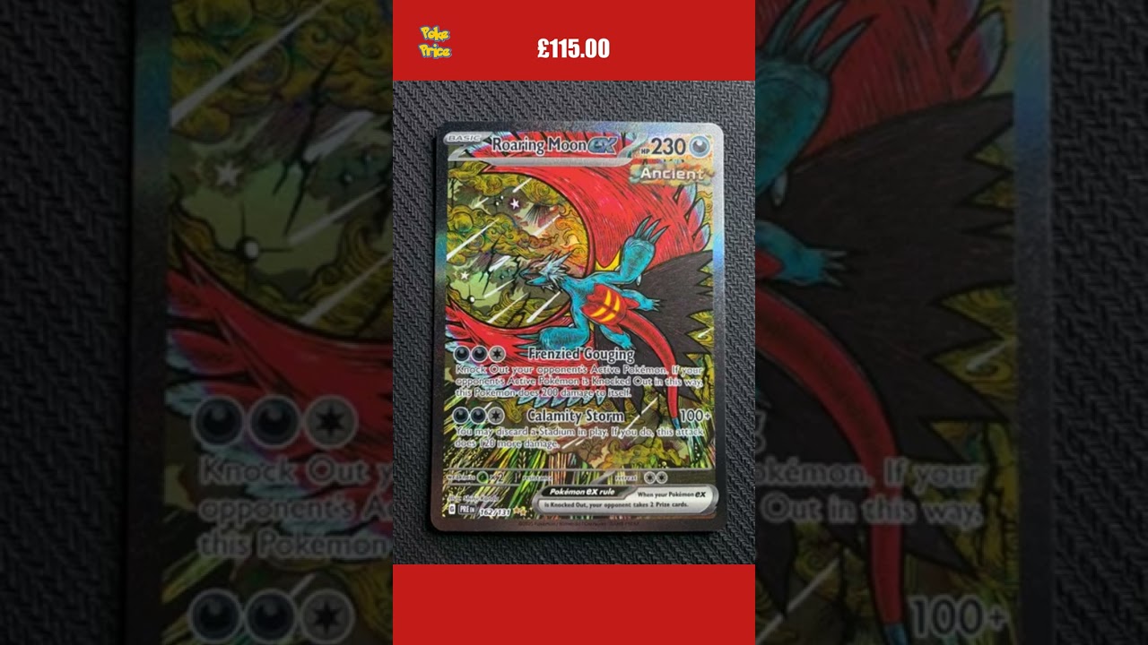 Roaring Moon Ex 162/131 - SIR - Prismatic Evolutions - Pokemon TCG Card