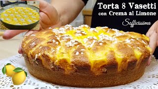 Torta 8 Vasetti Sofficissima Con Crema Al Limone Cake 8 Jars With Lemon Cream
