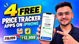 Top 4 FREE Price Tracker Apps on iPhone | How to Track Price History in amazon flipkart on iphone screenshot 1