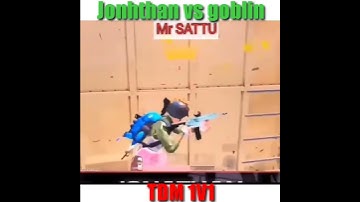 jonathan vs goblin 1v1 fight in tdm @JONATHANGAMINGYT vs @goblinbgmi