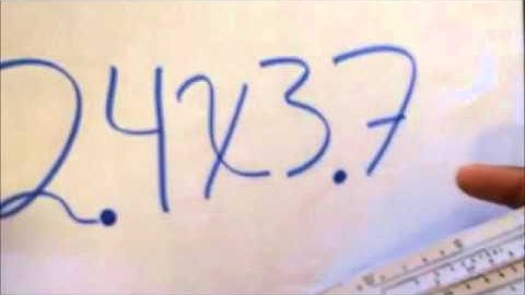 Multiplying and dividing with slide rule