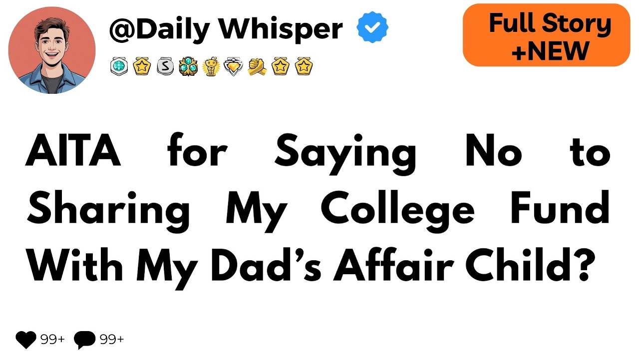 AITA for Saying No to Sharing My College Fund With My Dad’s Affair Child?