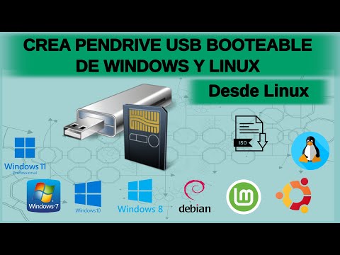 Crear usb booteable