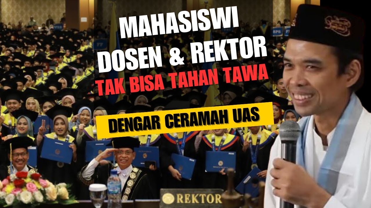 Mahasiswa Tertawa, Ustadz Abdul Shomad Bagikan Ilmu Penuh Makna Anak Muda