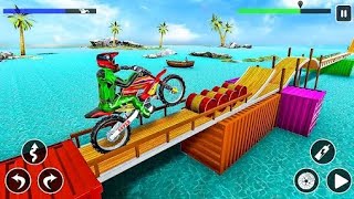 Bike Stunts Tricky Racing Rider Free 2023 । stunt bike simulator games - Android Gameplay screenshot 5