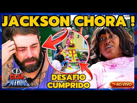🚨CASA DO PATRÃO: JACKSON CONVERSA COM SHEILA E CHORA, DESAFIO CUMPRIDO DA FESTA, ENQUETES ACIRRADAS!