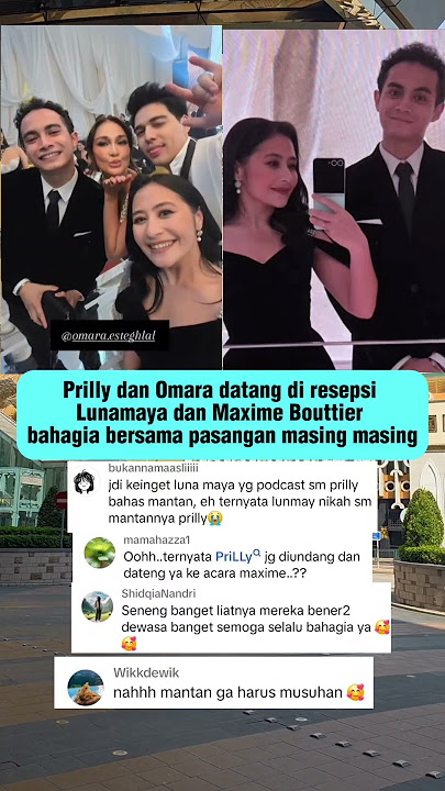 Prilly Latuconsina hadir di resepsi Lunamaya dan Maxime