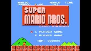 Super Mario Bros Title Screen (NES) screenshot 4