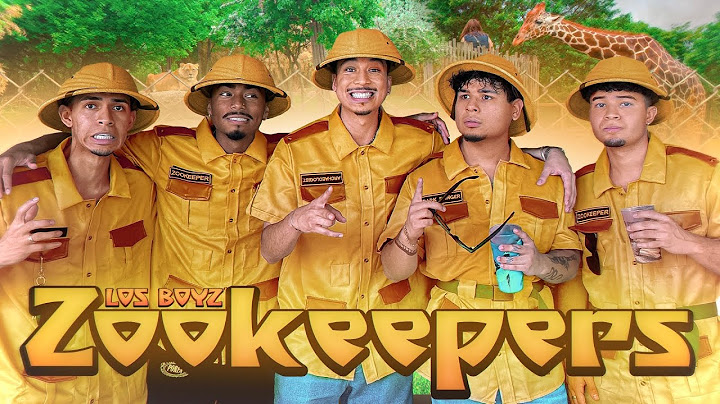 LOS BOYZ BECOME ZOOKEEPERS!!