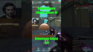 POV: 1v4 Brimstone CLUTCH! 💥 PEARL #valorant #valorantclips