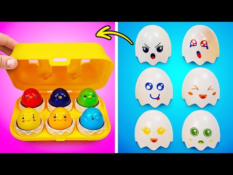 ¡Sorpresas Divertidas! Aprende Emociones, Colores y Animales con Huevos 🥚🌈