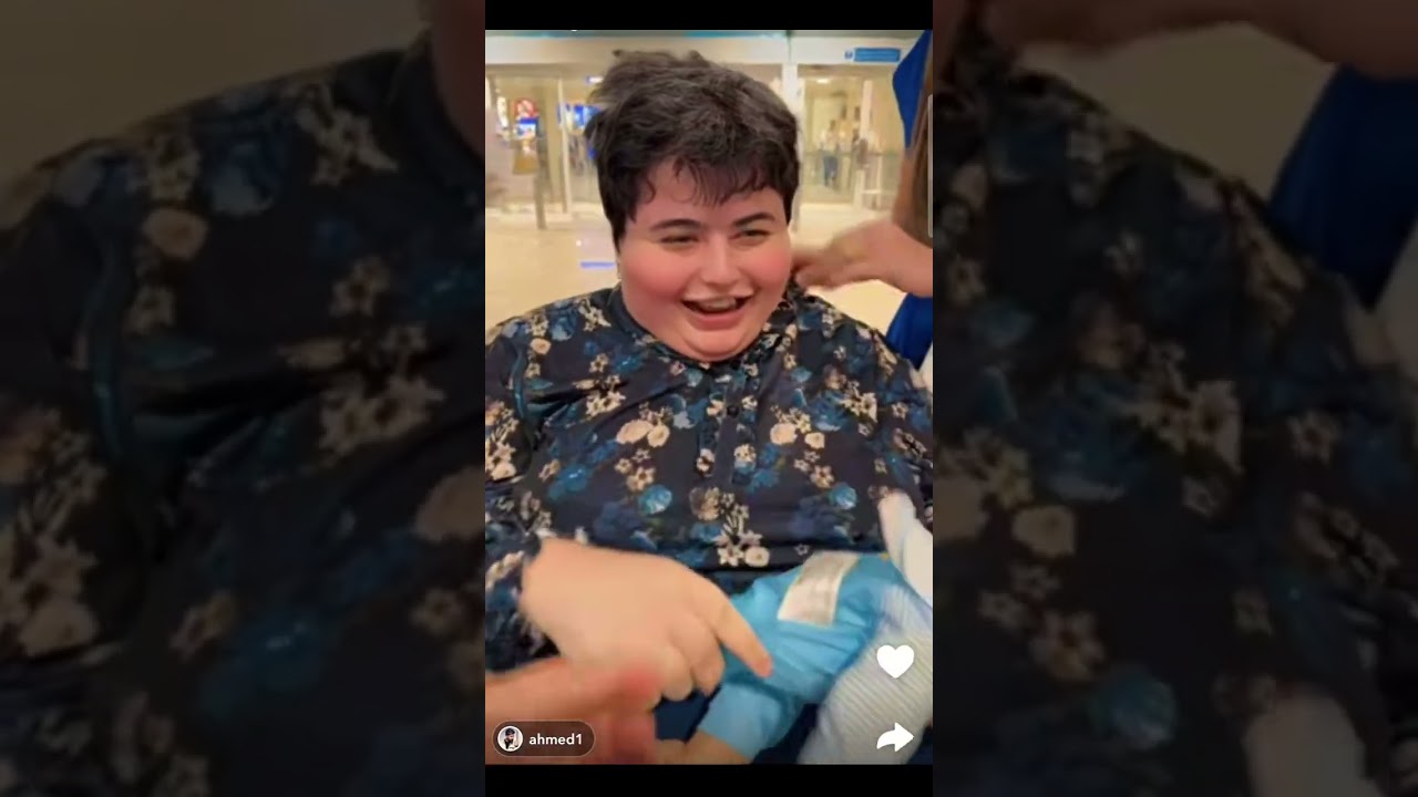 لحظة استقبال ووصول امي ✨️😍