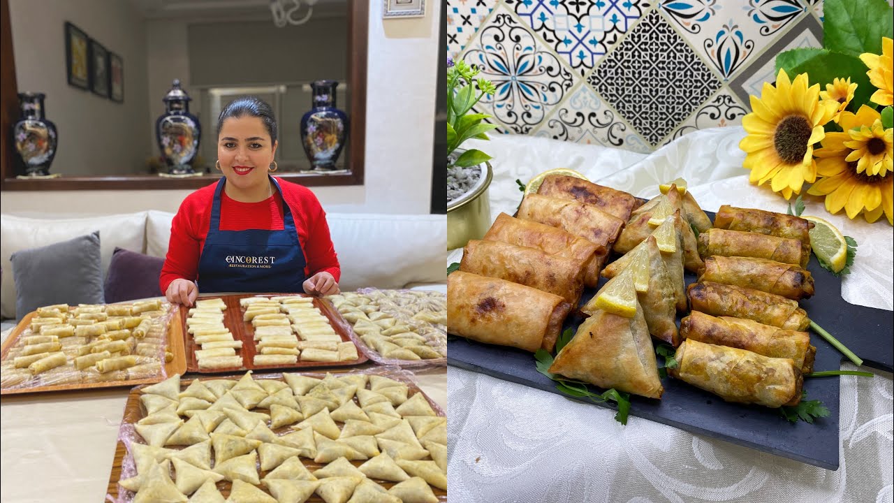 3حشوات للمملحات رمضان🌙بكمية وفيرة وطريقة سهلة وكيجيو لذاذ وبنتهم ولا😋أروعsalés varies )