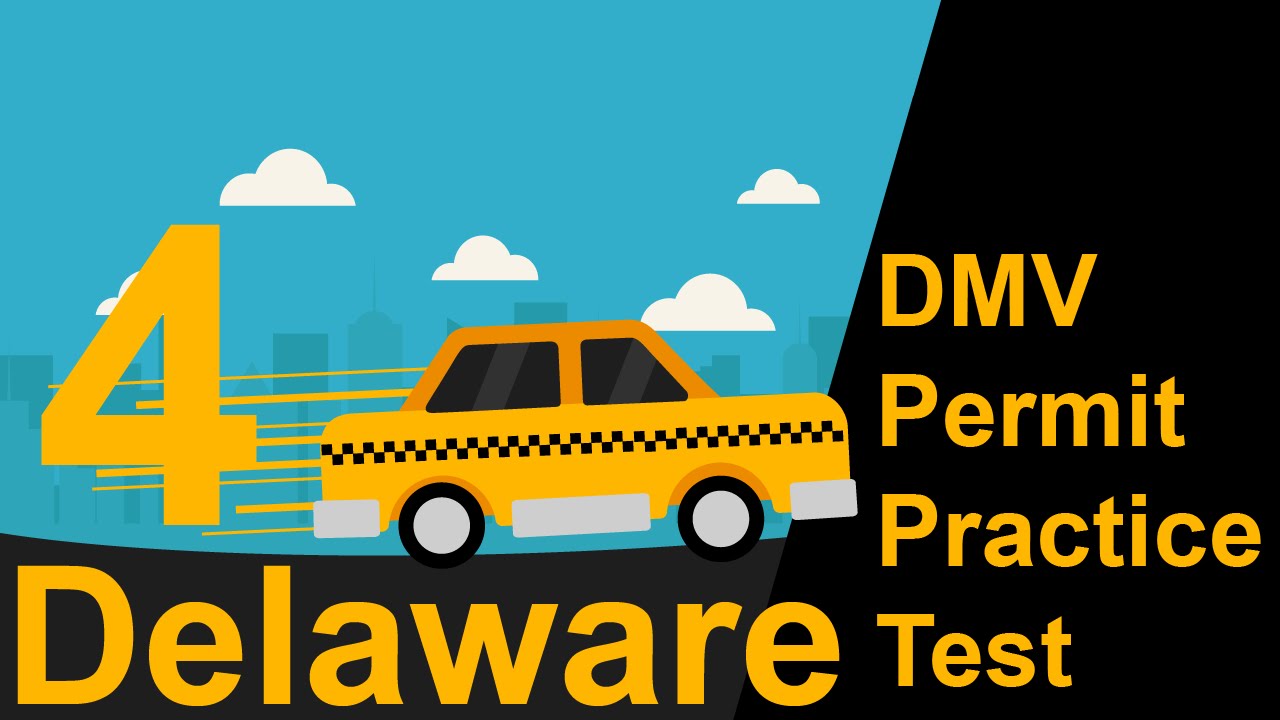 Delaware DMV Permit Practice Test 4 2018 YouTube