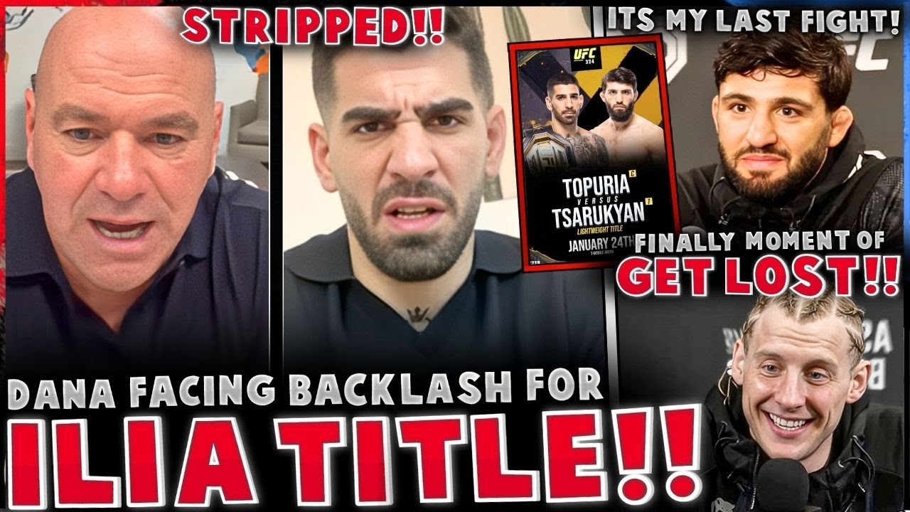 Dana White STRIPS Ilia Topuria of Title?! | Merab Demands Trilogy | MMA News