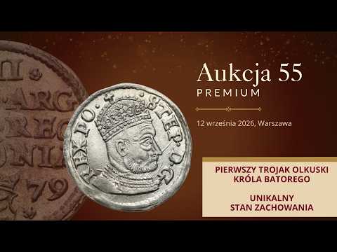 EXTREME RARITY R7! First 1579 Olkusz Trojak | Stefan Batory | Auction 55 Niemczyk