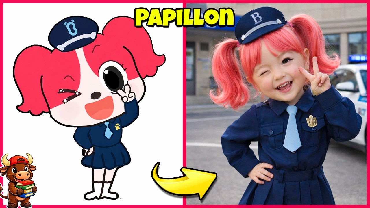 SHERIFF LABRADOR Versión Bebé👶😍 + ¡ADIVINA EL PERSONAJE!😀Sheriff👮Papillon❤️Dobby🐺Adivina La Voz