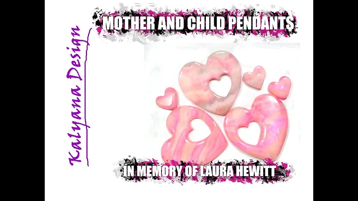 Mother and child pendants - in memory of Laura Hew...