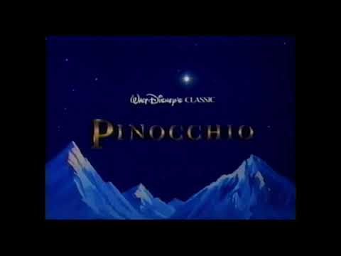 Pinocchio (1940) . Disney Videos - 1995 UK VHS Promo (COMING SOON)