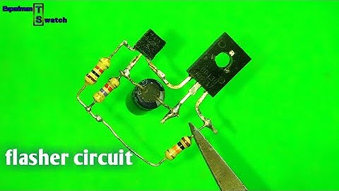 LED Flasher Circuit Using BD139, BC547