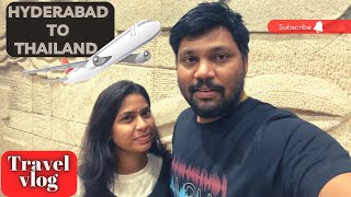 Our First Trip Together Hyderabd To Thailand Shruthi Telugu Vlogs