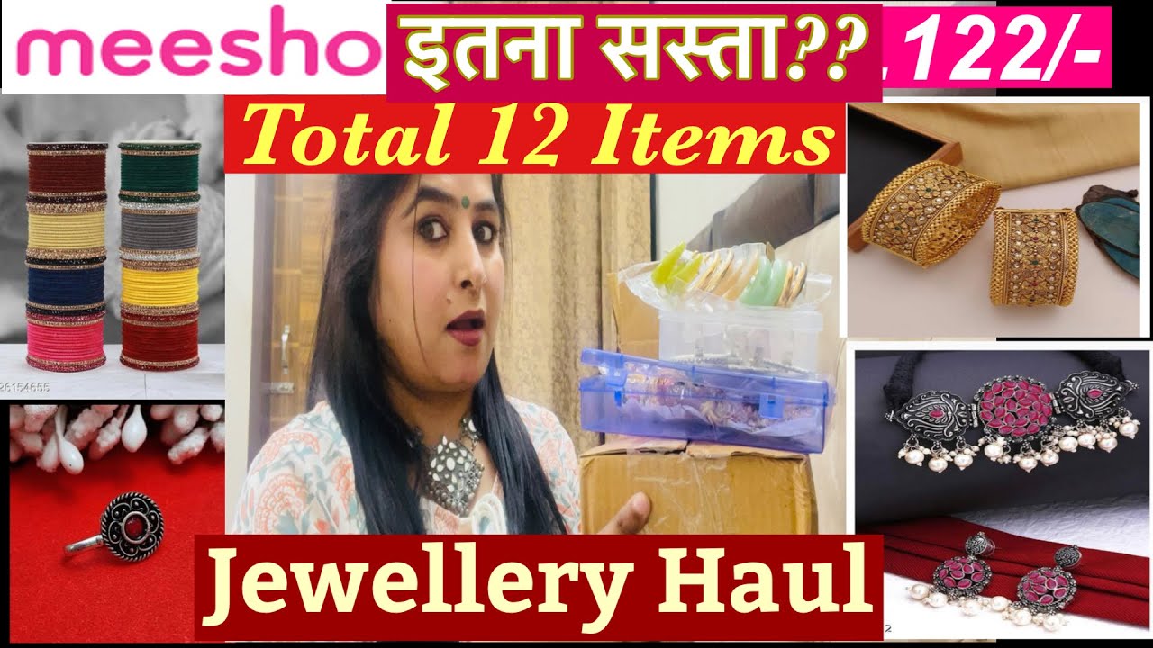 Huge Meesho Jewellery Haul Most Affordable PriceBangles,Kada,Choker