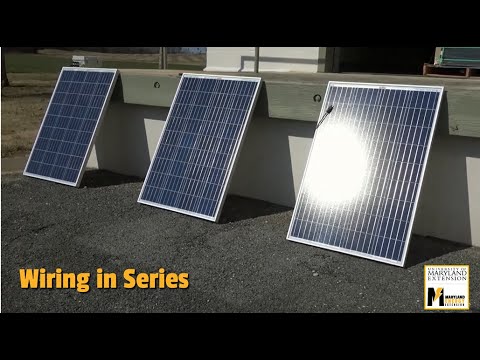 How and why to wire solar panels in series - YouTube
