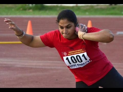 Shot putter Manpreet Kaur shatters national record, books Rio berth