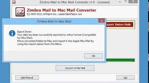Zimbra Mail to Mac Mail Converter
