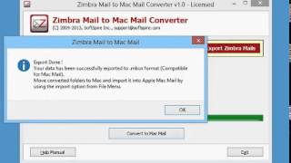 Zimbra Mail to Mac Mail Converter