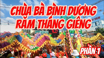🔴Trực Tiếp Rước Cộ Bà Chùa Bình Dương Rằm Tháng Giêng Phần 1