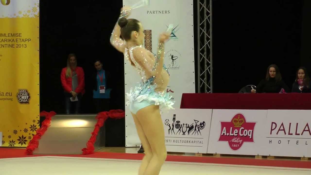 Miss Valentine 2013 FIG RG World Cup 9.2.2013 Clubs Arina Charopa BLR