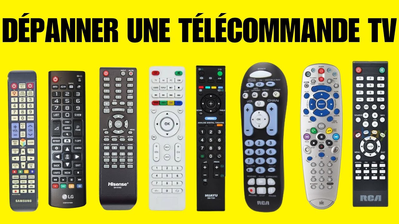 Comment dépanner une télécommande de télé qui ne fonctionne pas # télécommande 