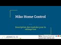 Description des modules niko home control