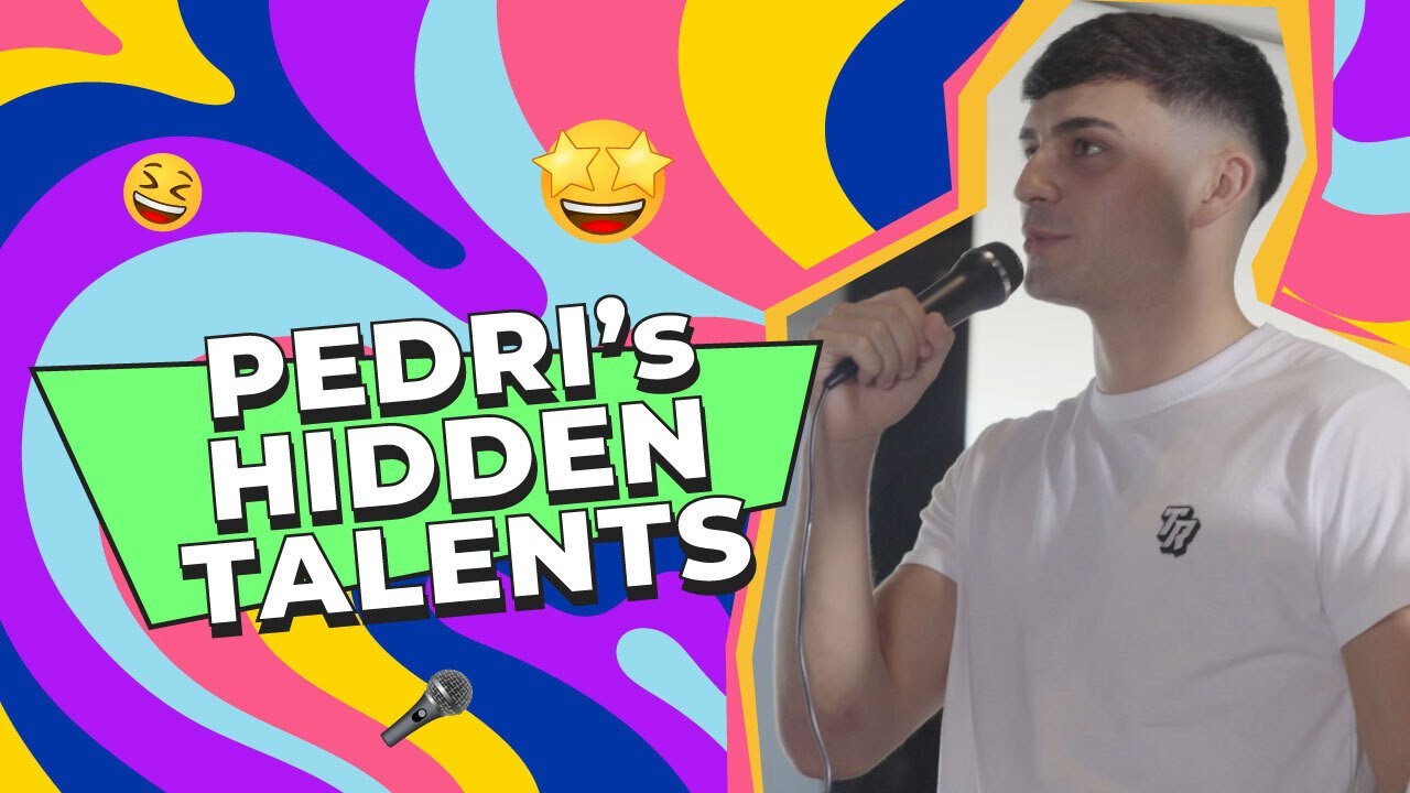 PEDRI Sings QUEVEDO For The Fans - YouTube