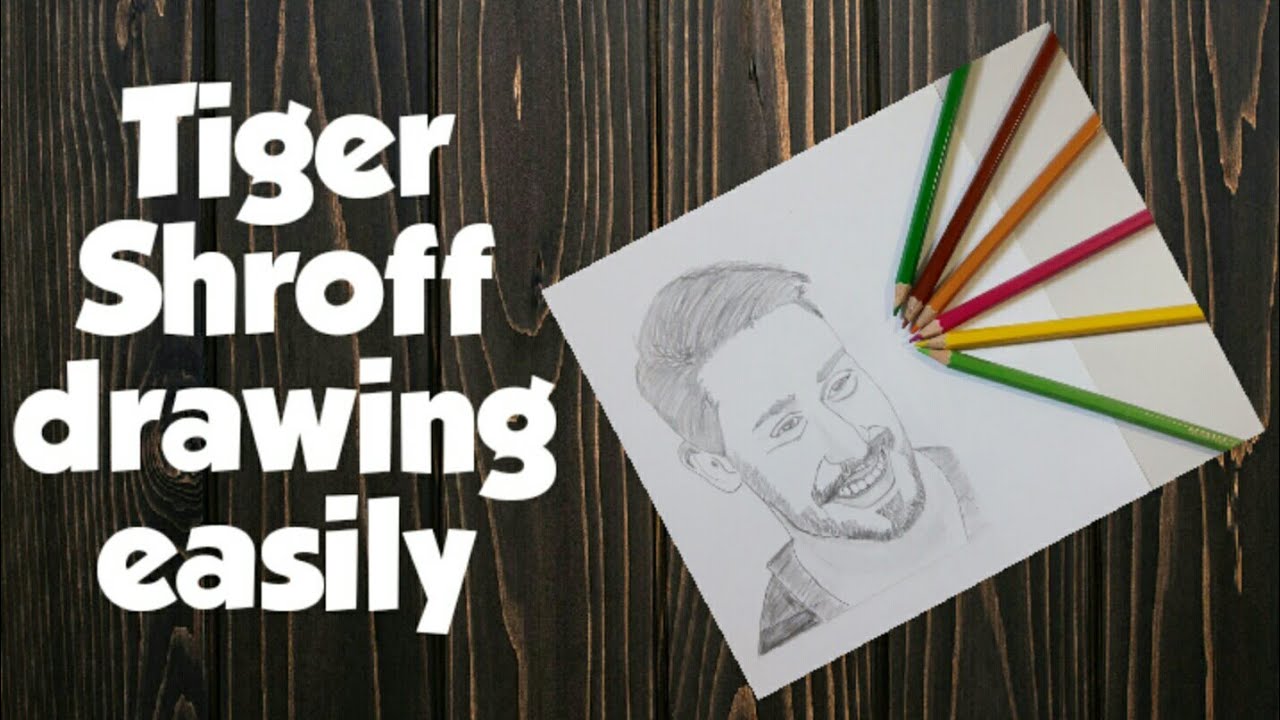 How to draw Tiger shroff step by step Tigar shroff Drawing Movie of 