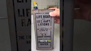 Would you drink 80-year-old survival water? #shorts
