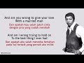 Luther Ingram - If loving you is wrong I don't wanna be right  | Lirik Terjemahan