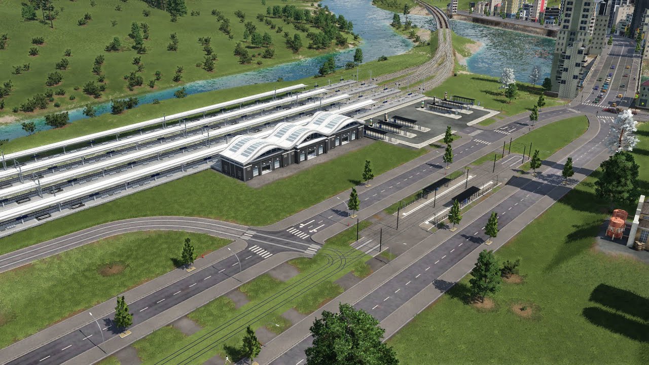 Transport Fever  : Construction de la Gare de Grenoble ! Episode 08