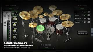 Perfect Drums Multi-Out Premixed Template for Cubase