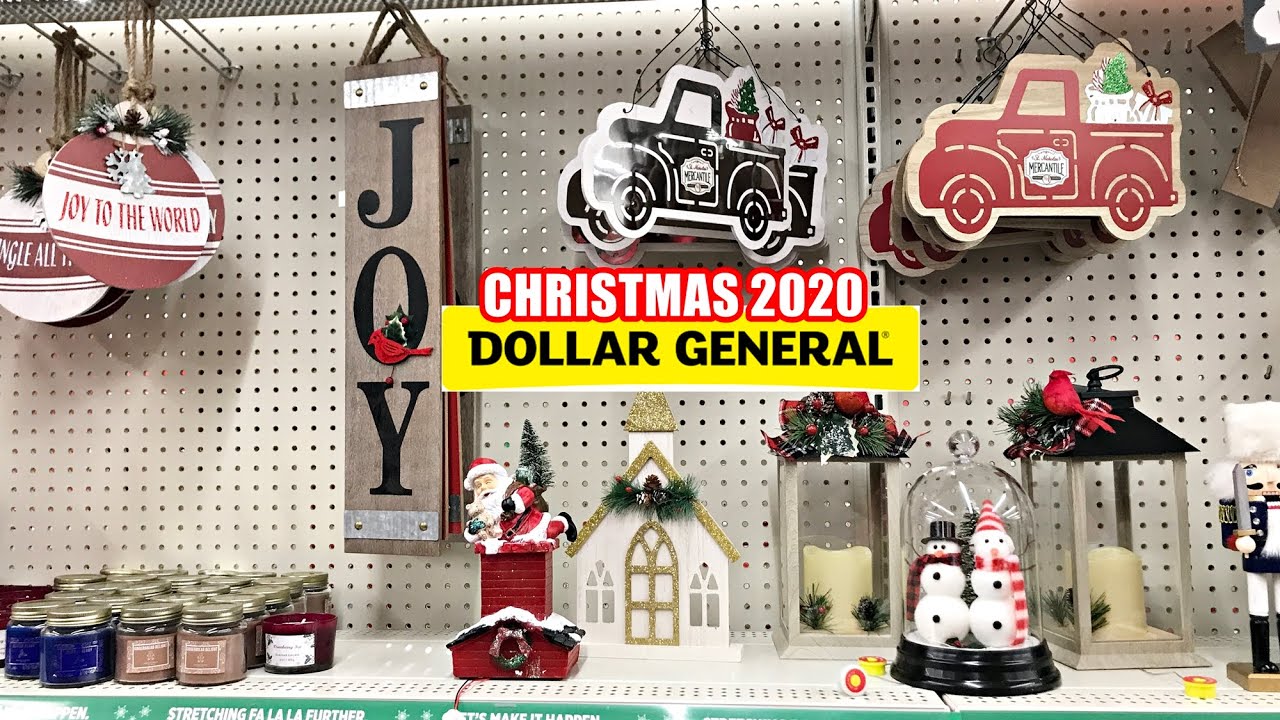 DOLLAR GENERAL CHRISTMAS DECOR SHOP WITH ME 2020 YouTube