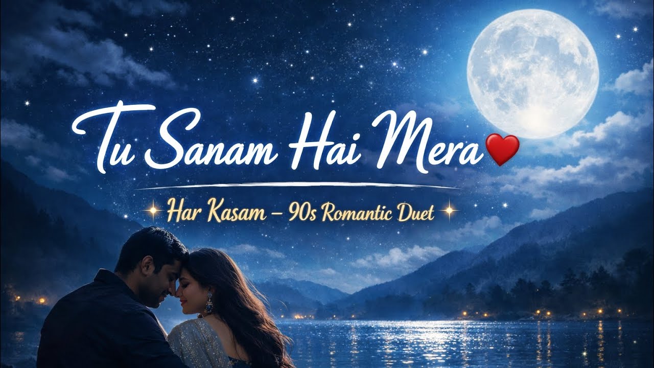 Tu Sanam Hai Mera ❤️ |  Duet Song | Har Kasam Soft 90s Style Love Song 💞 | Romantic New Hindi Song