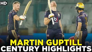 Martin Guptill Superb Century 💯 in HBL PSL Against Karachi Kings | HBL PSL 8 | MI2A screenshot 1