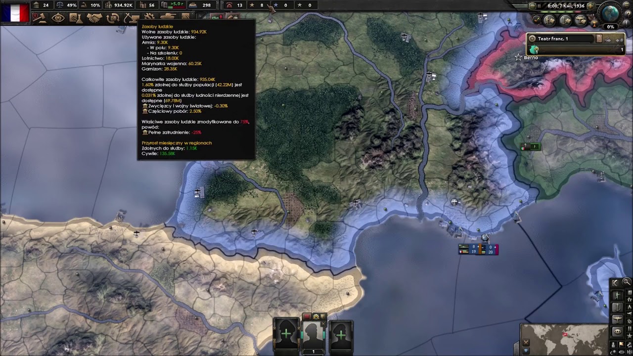 HoI4 La Résistance Francja Bonapartego odc. 1 Czas na bagietke YouTube