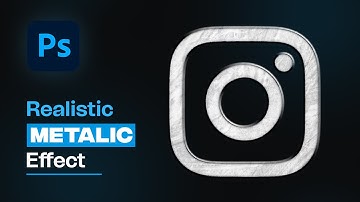 Photoshop Tutorial -Turn any art into realistic metallic art! Convert any logo into metallic art.| 🔥