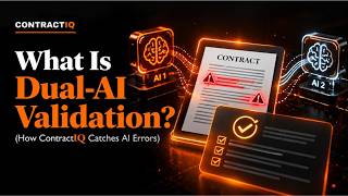 What Is Dual-AI Validation | How ContractIQ Catches AI Errors