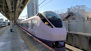 【常磐線】9M 特急ひたち9号 E657系K15編成 南千住駅 通過シーン