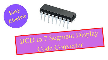 BCD to 7 Segment Display Code Converter Using 74LS47 With Multisim Simulation